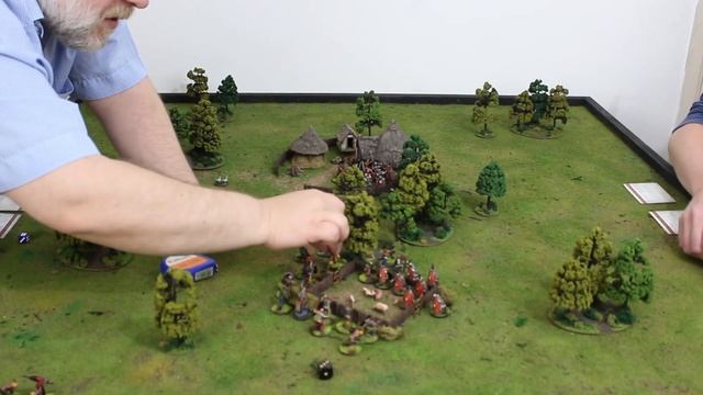 SPQR Battle report #1 Livestock Raid Romans Vs. Gauls - Revised edition смотреть онлайн