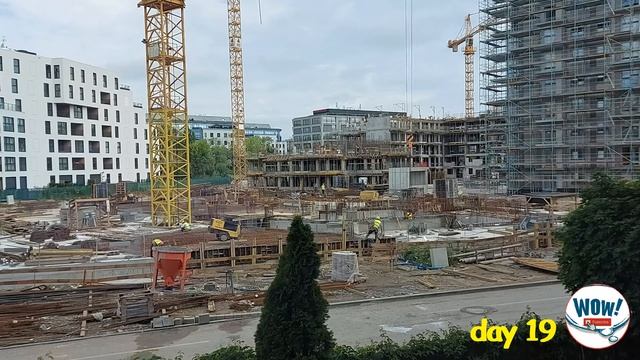 Идеальная стройка | Строительство жилого комплекса в Европе - интересный строительный процесс #19 смотреть онлайн