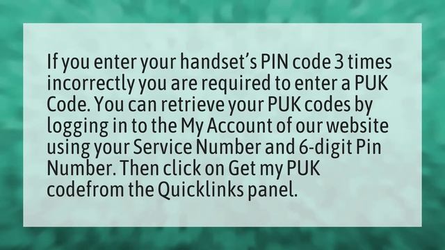 How do I find my PUK code Virgin Mobile? смотреть онлайн