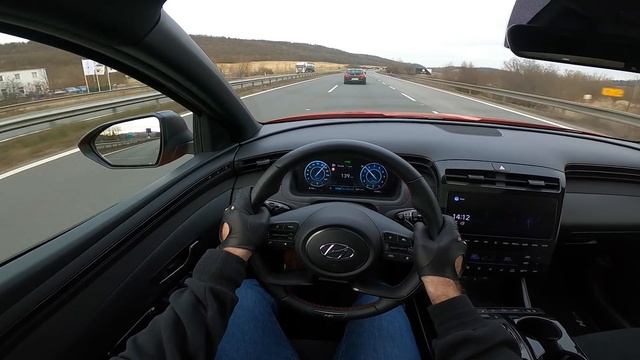 Hyundai Tucson N line 1,6 T-GDI MHEV | POV test drive смотреть онлайн