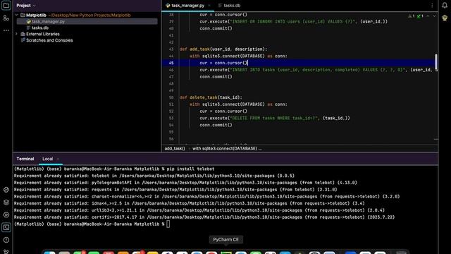 Making Telegram Bot Task Manager using Python! Full tutorial with code and explanation! смотреть онлайн