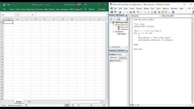 Lesson 4 in Excel Macro VBA (For Loop) смотреть онлайн