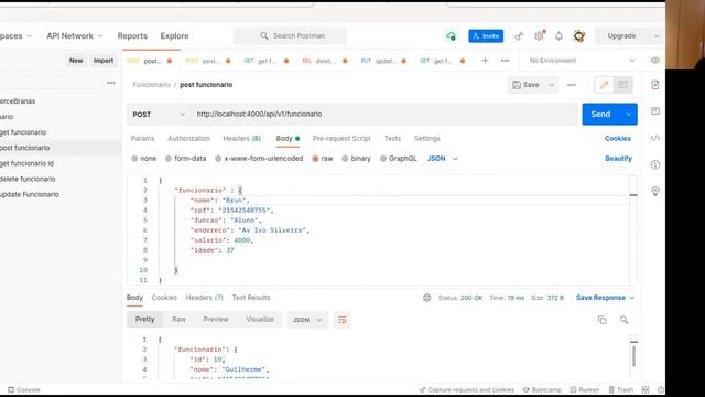 Amostra CRUD Nodejs + Sqlite + Typescript + Postman смотреть онлайн