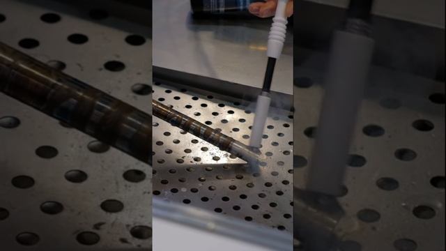 Травление и пассивация образца из нержавеющей стали оборудованием SteelGuard #shorts смотреть онлайн