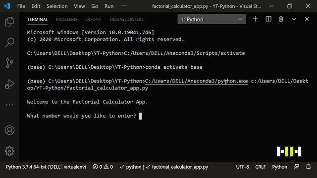 Beginners Python Programming | Factorial Calculator App| Project Base Python Tutorials | Project 16 смотреть онлайн