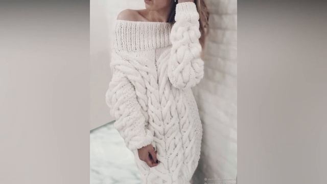 Длинный джемпер женский смотреть онлайн
