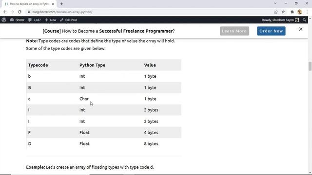 How to declare an array in Python? смотреть онлайн