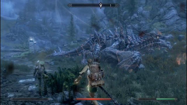 Прохождение The Elder Scrolls V Skyrim Anniversary Edition #23 Смерть Алдуина смотреть онлайн