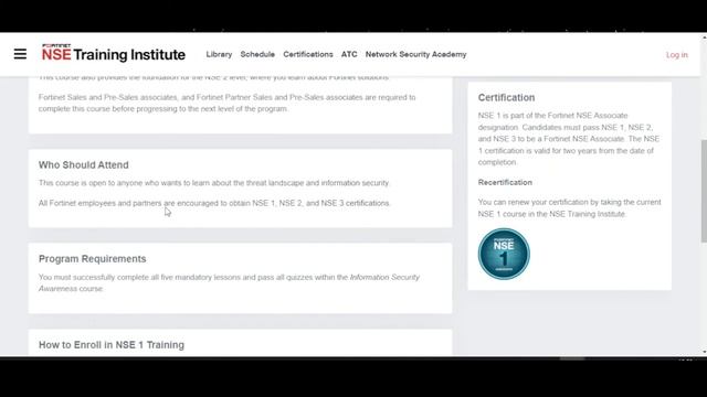 FREE NETWORK SECURITY CERTIFICATION FOR STUDENTS | FORTINET NSE ASSOCIATE | смотреть онлайн