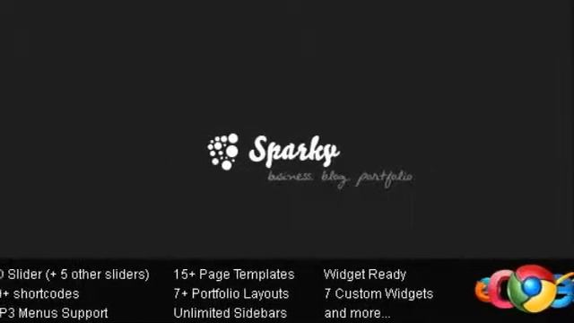Sparky - Creative Blog & Portfolio WordPress Theme смотреть онлайн