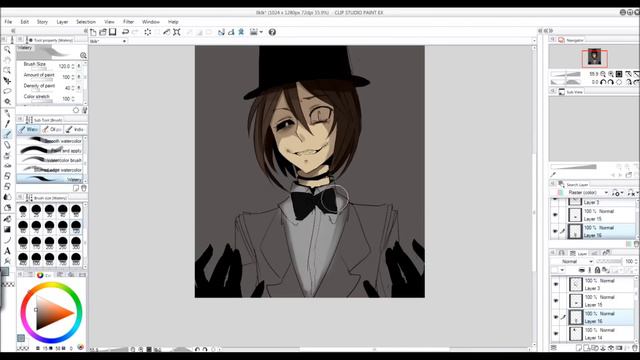 Speedpaint FnaF Freddy Fazbear Human смотреть онлайн