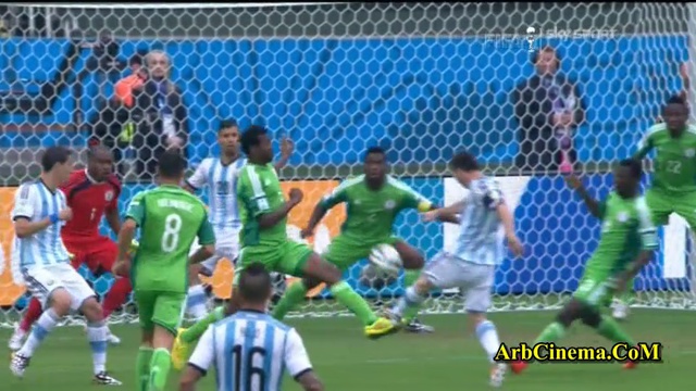 اهداف مباراة الارجنتين ونيجيريا 1-1 كأس العا&