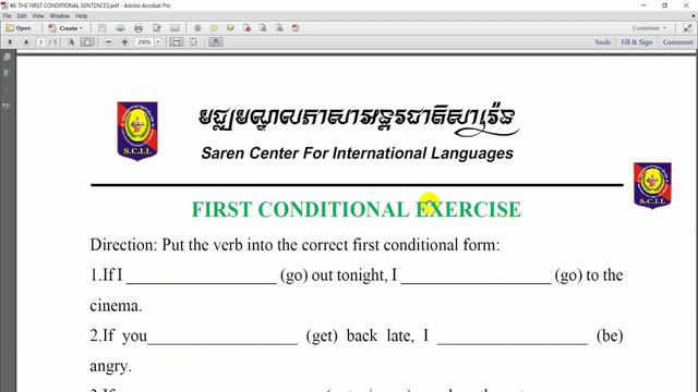 English Grammar 31|How to use the first conditional sentence|Channel Foreign Languages смотреть онлайн