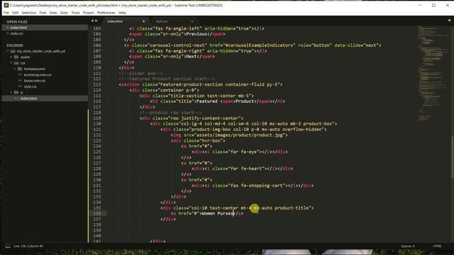 How To Make Online Store E-commerce Responsive Website Using HTML CSS And Bootstrap смотреть онлайн