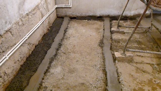 Как сделать растворные маяки и стяжку из отсева по старинной технологии смотреть онлайн