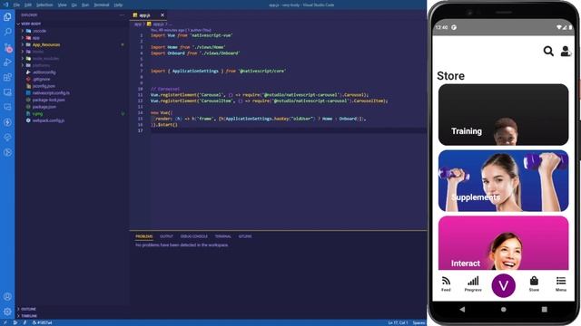 Mobile Android Fitness Yoga App With NativeScript And VueJS by Me? смотреть онлайн