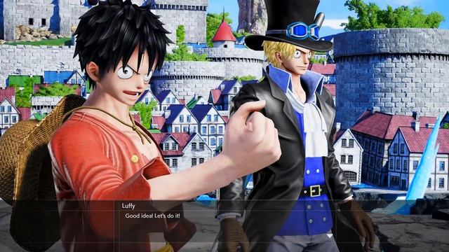 Luffy and Sabo Meet Seto Kaiba | Jump Force Game смотреть онлайн
