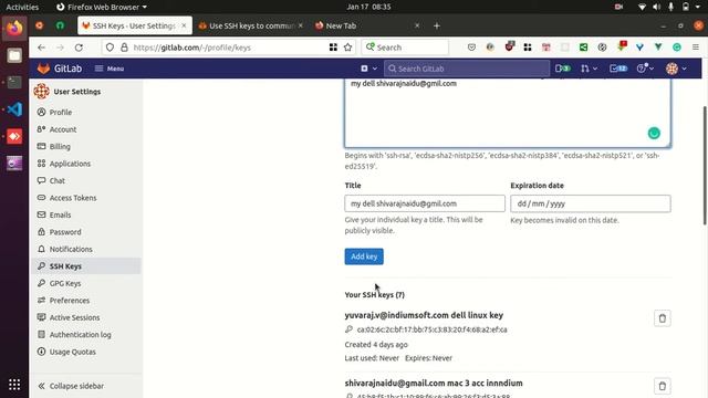 Setting up ssh login for gitlab смотреть онлайн