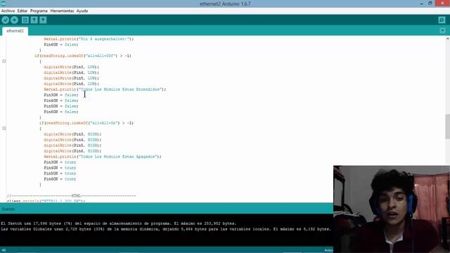 Domotica Con Arduino Mega 2560 y Ethernet Shield W5100 y 4 Relay Module смотреть онлайн