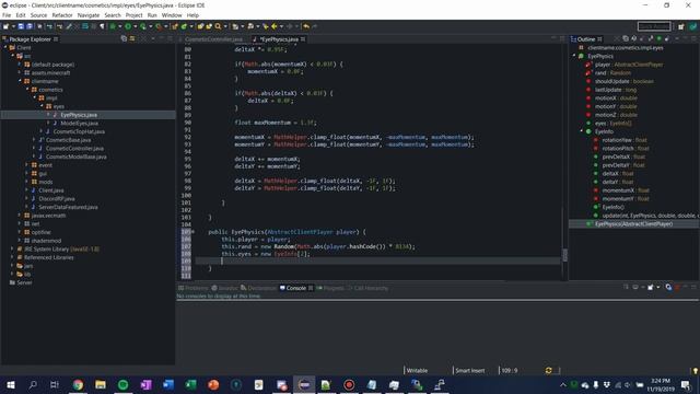 How to code a Minecraft PVP Client: Episode #14: Googly Eyes Cosmetic смотреть онлайн
