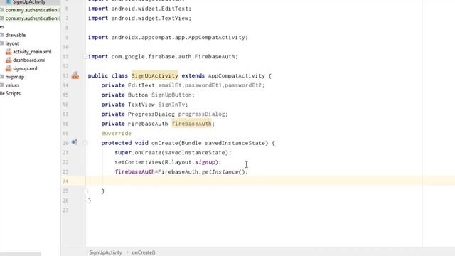 Firebase Authentication with Email and Password in Android Studio | Login & Register Android Studio смотреть онлайн