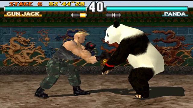 Tekken 3 Gun Jack with King Moves Arcade смотреть онлайн