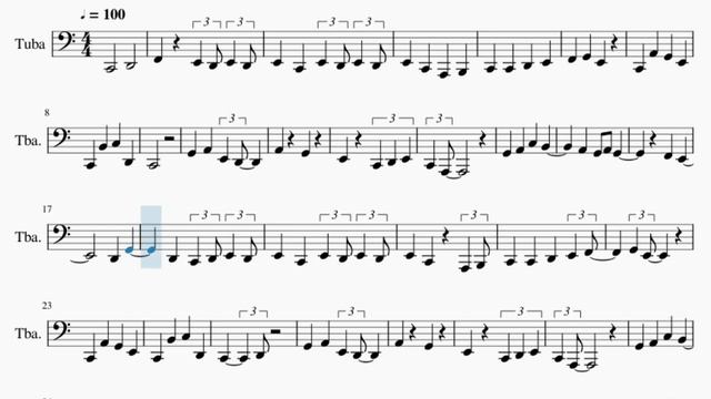 SUPER EASY Tuba Sheet Music: How to play Comedy by Gen Hoshino смотреть онлайн