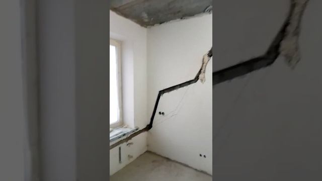 штроба под кондиционер,закладка фреоновой трассы!!!