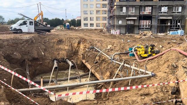 Водопонижение грунтовых вод на строительных площадках - цена по Акции - RentaPump.ru