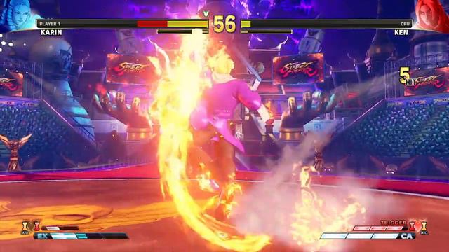 STREET FIGHTER V Karin vs Ken смотреть онлайн