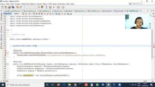 Aula 19 - Desenvolvendo uma Aplicação Java Web - Parte 1 - Filter смотреть онлайн