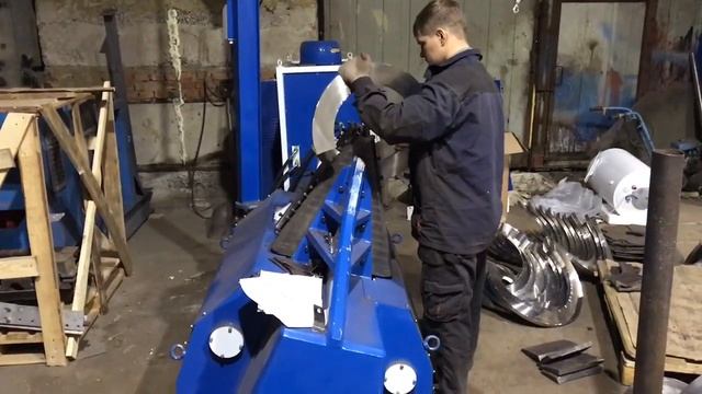 ★ Шнек. Гибка шнека на профессиональном оборудовании. Screw conveyor ★ смотреть онлайн