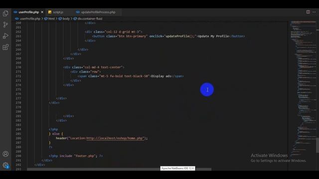 Program the user profile updating process (eshop 11) смотреть онлайн