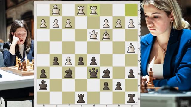 Olga Badelka Crushes Leya Garifullina with Black Pieces смотреть онлайн