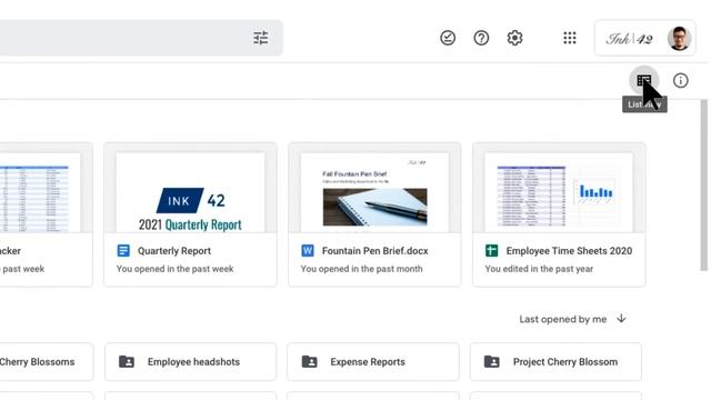 How to: Change to list view in Google Drive смотреть онлайн