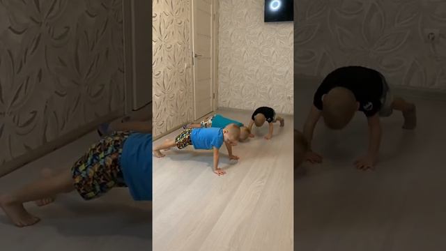 Тренировка на самоизоляции #дети #спортсмены #чемпионы #самоизоляция смотреть онлайн
