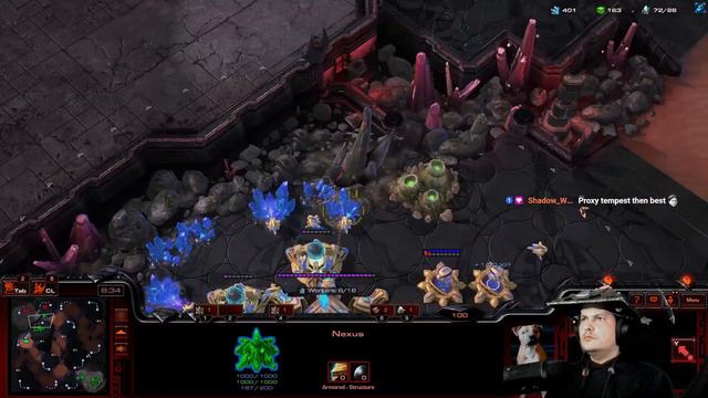 StarCraft 2 Protoss vs Terran Tempest Time смотреть онлайн
