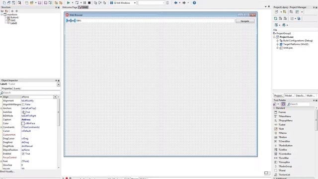 Delphi web browser TwebBrowser смотреть онлайн