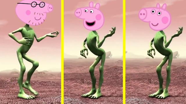 Alien dance | Peppa Pig | Dame tu cosita | Pink Pig Parody смотреть онлайн