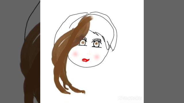 Как нарисовать девочку на улице зимой. смотреть онлайн