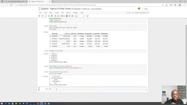 Analyzing Nigeria's Historic Foreign Exchange Rates data with Python Pandas #python #pandas #nigeri смотреть онлайн
