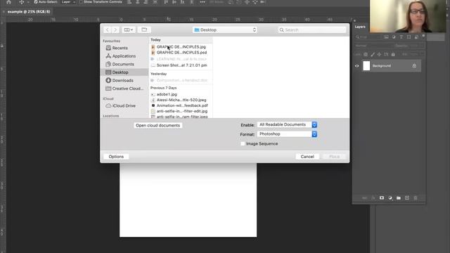 How to create an A3 document on Photoshop and place an image onto it. смотреть онлайн