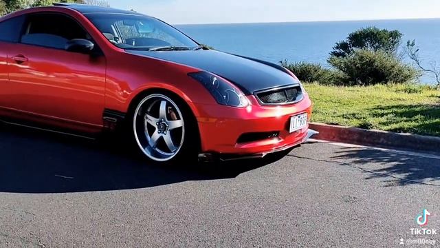 nissan skyline g35 | 20" lenso wheels. смотреть онлайн