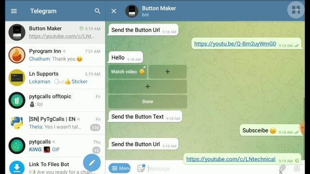 How To Add Button To Telegram Post Using Bot смотреть онлайн