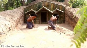 Как строят хижины в Африке! супер!!!