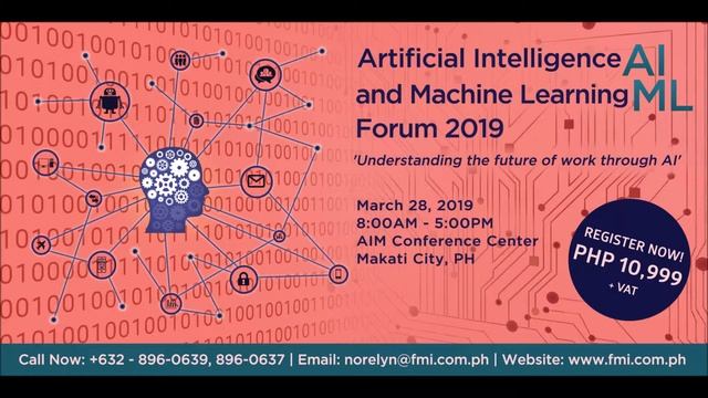 Artificial Intelligence (AI) and Machine Learning (ML) Forum 2019 смотреть онлайн