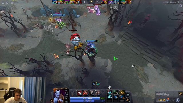 Iceberg - Queen Of Pain Mid: ПЕРВАЯ ИГРА ПОСЛЕ УИКЕНДА / Mid 10k / айсберг / Full Gameplay ᴴᴰ