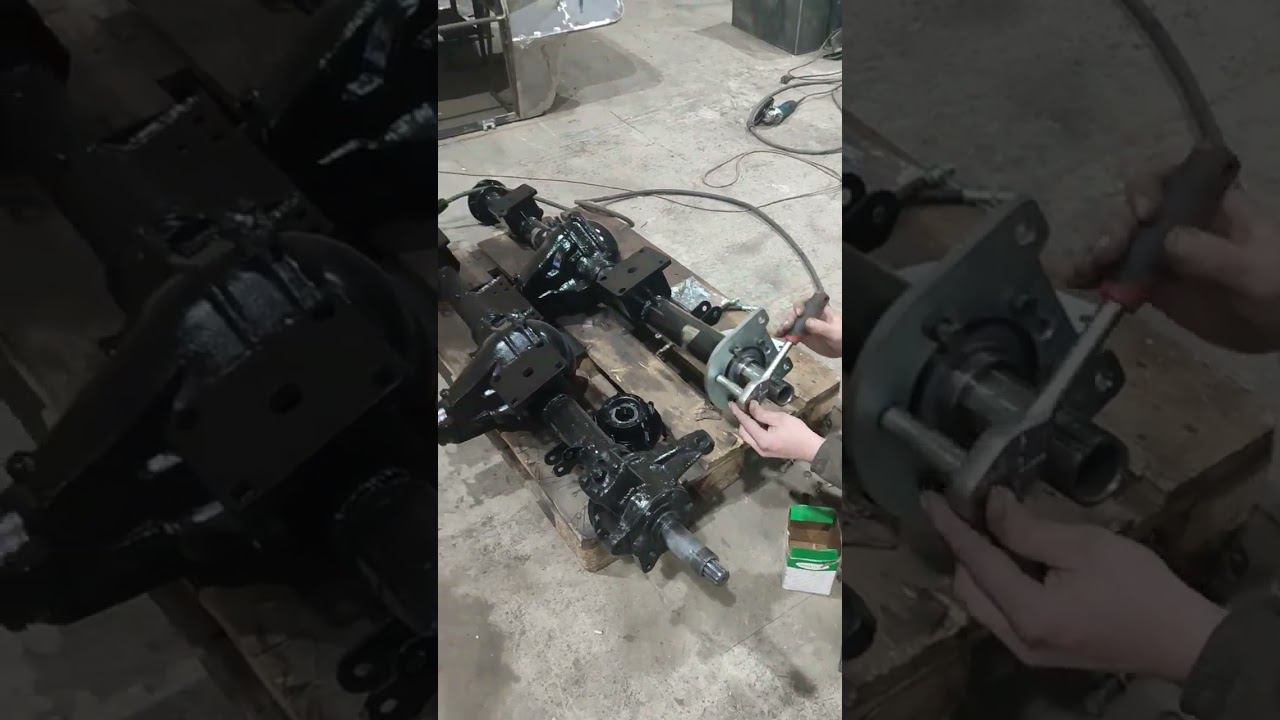 сборка моста перед установкой смотреть онлайн