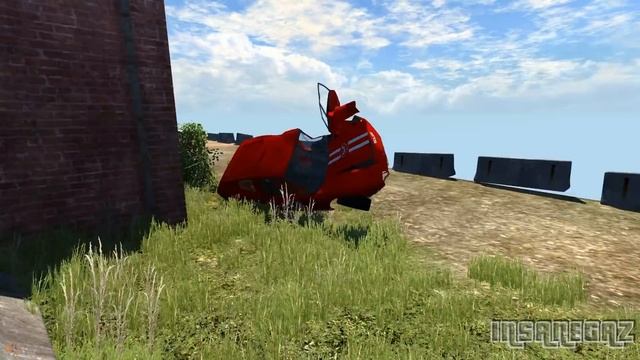 BeamNG Drive Civetta Bolide Racing Skin Crash Testing #54 - Insanegaz смотреть онлайн