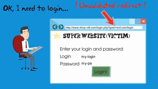 Web vulnerabilities - Unvalidated redirects and forwards смотреть онлайн